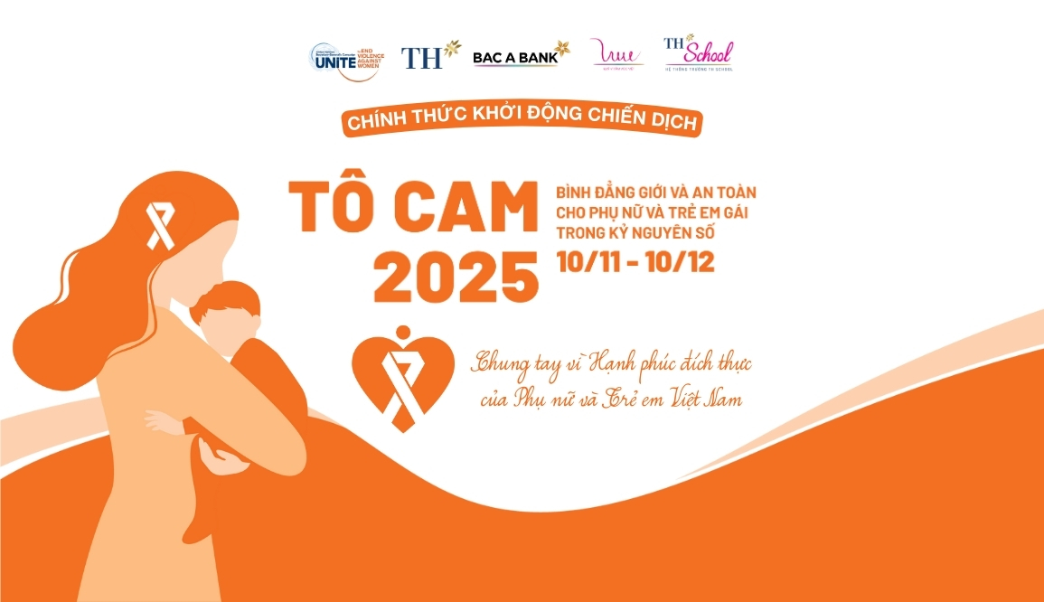 Khởi động Chiến dịch “Tô cam 2025 -  Bình đẳng giới và an toàn cho phụ nữ và trẻ em gái trong kỷ nguyên số”